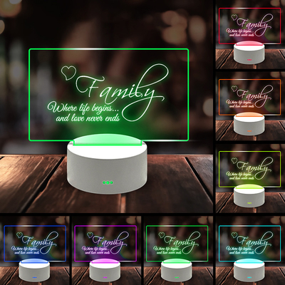 Le cadeau créatif USB d'amie d'enfants a mené la lumière de table des messages de nuit avec le stylo