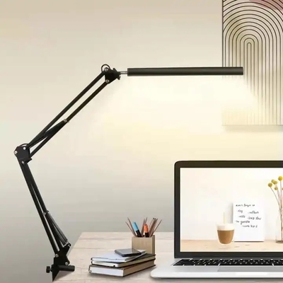 Bureau d'ordinateur de lampes de bureau en métal allumant la lampe de lecture flexible menée pour l'étude